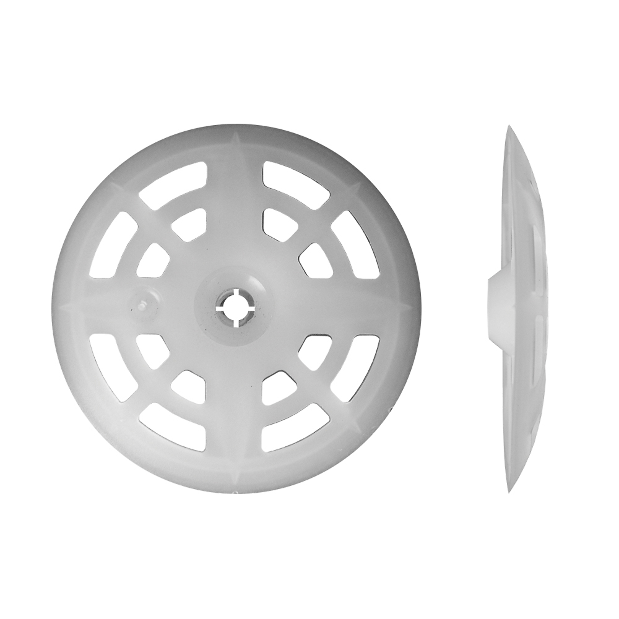 Wind-Lock ULP-302 Plates — 1-3/4in. Plastic Washer for Rigid Insulation, 1000 Pcs, Model# ULP-302